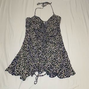Size 12 princess Polly purple/white flowered dress